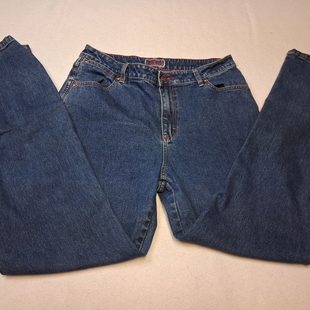 Wrangler Junior Womens Classic Blue Denim Jeans - Picture 6 of 8